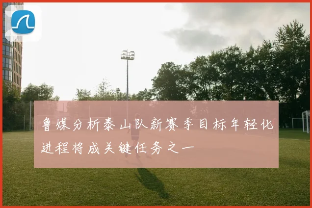鲁媒分析泰山队新赛季目标年轻化进程将成关键任务之一